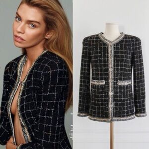 Chanel Legendary Robot Collection 2017 Black Tweed Jacket